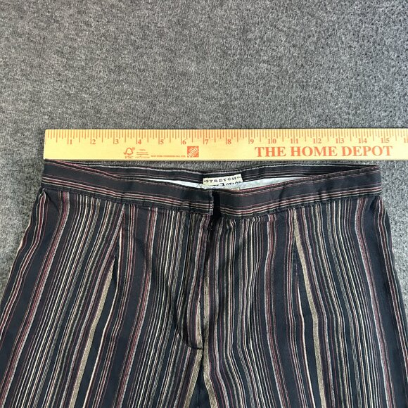 Vintage White Stag Woman pants capris size 8‎ Black Striped - Picture 7 of 10